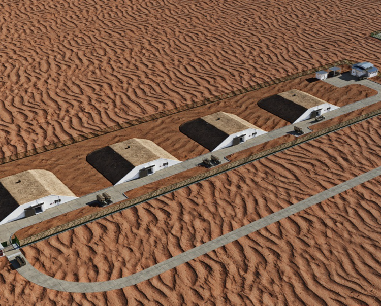 A weapons storage facility in Mauritania