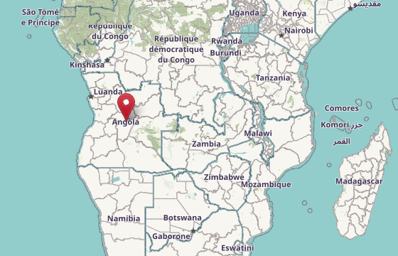 Map of Angola