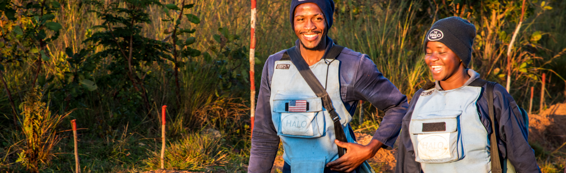 HALO Angola landmine clearance staff